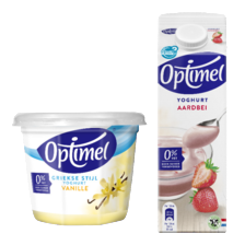 Optimel kwark of yoghurt